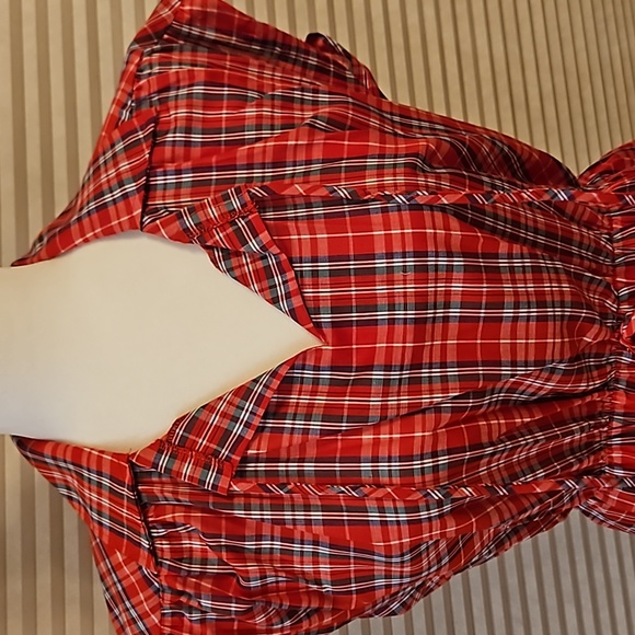 VINTAGE FLANNEL PATTERN TOP SHIRT - Picture 3 of 6